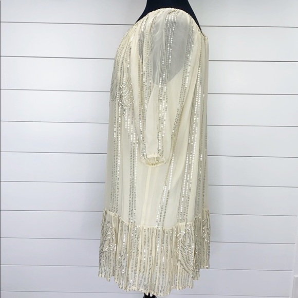 ANTHROPOLOGIE CAROLINA K Charo Beaded Swing Dress - Picture 5 of 14